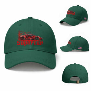 Supercar Exotic Italian Sports Car Graphic Baseball Cap