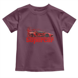 Supercar Exotic Italian Sports Car Graphic Toddler T Shirt