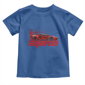 Supercar Exotic Italian Sports Car Graphic Toddler T Shirt