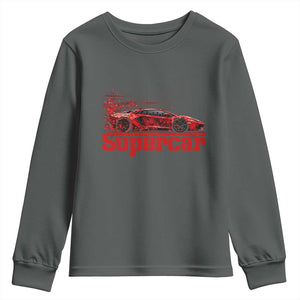 Supercar Exotic Italian Sports Car Graphic Youth Sweatshirt