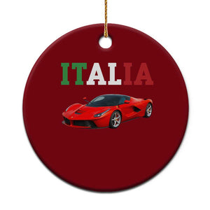 Fun Italian Exotic Supercar Ceramic Ornament