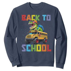 Bruh We Back Sweatshirt Funny Dinosaur Back To School Dinosaur