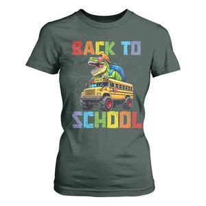 Bruh We Back T Shirt For Women Funny Dinosaur Back To School Dinosaur