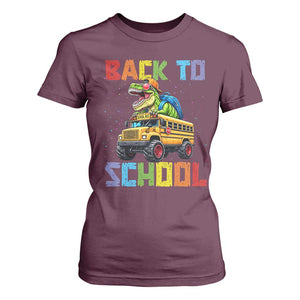 Bruh We Back T Shirt For Women Funny Dinosaur Back To School Dinosaur