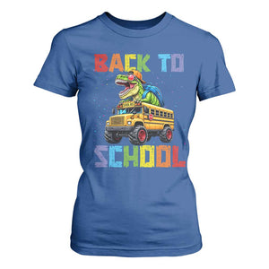 Bruh We Back T Shirt For Women Funny Dinosaur Back To School Dinosaur