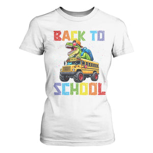 Bruh We Back T Shirt For Women Funny Dinosaur Back To School Dinosaur