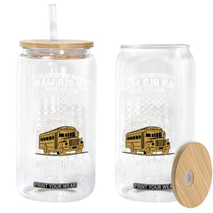 Funny School Bus Driver Glass Can Never Underestimate an Old Man Who Still Drives A School Bus