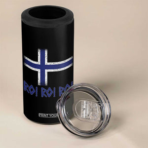 Ro Ro Norge Norway Norwegian Flag 4 in 1 Can Cooler Tumbler TS14 Print Your Wear