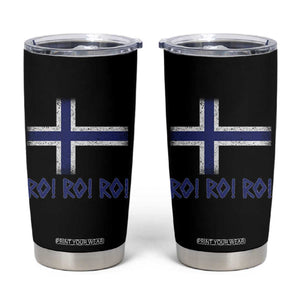 Ro Ro Norge Norway Norwegian Flag Tumbler Cup TS14 Black Print Your Wear