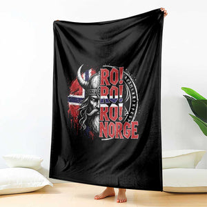 Ro Ro Norge Norway Flag Throw Blanket Cool Norwegian Viking TS14 Print Your Wear
