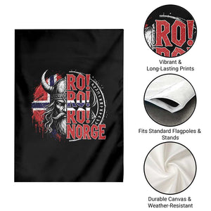 Ro Ro Norge Norway Flag Garden Flag Cool Norwegian Viking TS14 Print Your Wear