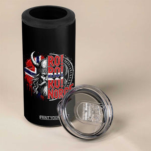 Ro Ro Norge Norway Flag 4 in 1 Can Cooler Tumbler Cool Norwegian Viking TS14 Print Your Wear