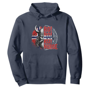 Ro Ro Norge Norway Flag Hoodie Cool Norwegian Viking TS14 Navy Print Your Wear