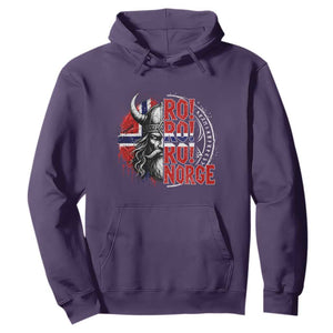 Ro Ro Norge Norway Flag Hoodie Cool Norwegian Viking TS14 Purple Print Your Wear