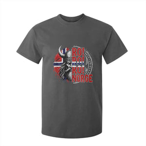 Ro Ro Norge Norway Flag T Shirt For Kid Cool Norwegian Viking TS14 Dark Heather Print Your Wear