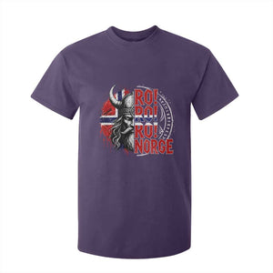 Ro Ro Norge Norway Flag T Shirt For Kid Cool Norwegian Viking TS14 Purple Print Your Wear