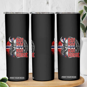 Ro Ro Norge Norway Flag Skinny Tumbler Cool Norwegian Viking TS14 Print Your Wear