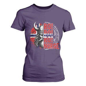 Ro Ro Norge Norway Flag T Shirt For Women Cool Norwegian Viking TS14 Purple Print Your Wear