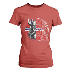 Ro Ro Norge Norway Flag T Shirt For Women Cool Norwegian Viking TS14 Red Print Your Wear