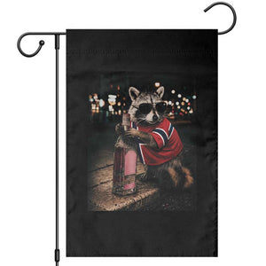 Funny Raccoon Whiskey Sunglasses Norwegian Flag Garden Flag Viral Trash Panda Football Texas Souvenir Meme TS14 Black Print Your Wear