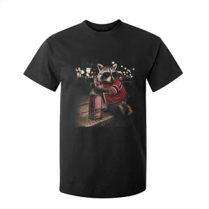 Funny Raccoon Whiskey Sunglasses Norwegian Flag T Shirt For Kid Viral Trash Panda Football Texas Souvenir Meme TS14 Black Print Your Wear
