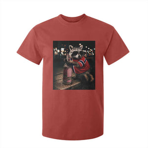 Funny Raccoon Whiskey Sunglasses Norwegian Flag T Shirt For Kid Viral Trash Panda Football Texas Souvenir Meme TS14 Red Print Your Wear