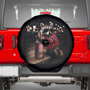 Funny Raccoon Whiskey Sunglasses Norwegian Flag Spare Tire Cover Viral Trash Panda Football Texas Souvenir Meme TS14 Black Print Your Wear