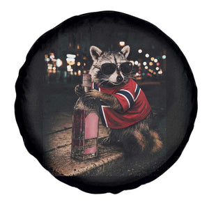 Funny Raccoon Whiskey Sunglasses Norwegian Flag Spare Tire Cover Viral Trash Panda Football Texas Souvenir Meme TS14 Print Your Wear