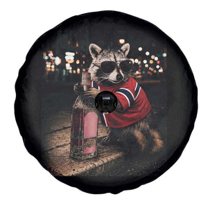 Funny Raccoon Whiskey Sunglasses Norwegian Flag Spare Tire Cover Viral Trash Panda Football Texas Souvenir Meme TS14 Print Your Wear