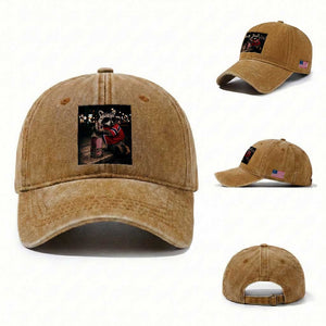 Funny Raccoon Whiskey Sunglasses Norwegian Flag Washed Cotton Baseball Cap Viral Trash Panda Football Texas Souvenir Meme TS14 Washed Cap Universal Fit Yellow Ochre Print Your Wear