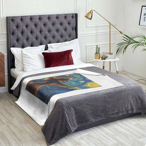 Native American Indian Women Throw Blanket Starry Night Indigenous Pride TS14 Print Your Wear