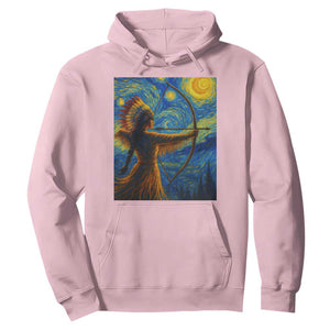 Native American Indian Women Hoodie Starry Night Indigenous Pride TS14 Light Pink Print Your Wear