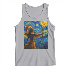 Native American Indian Women Tank Top Starry Night Indigenous Pride TS14 Athletic Heather Print Your Wear
