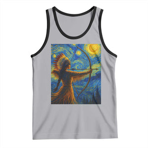 Native American Indian Women Tank Top Starry Night Indigenous Pride TS14 Athletic Heather Black Print Your Wear