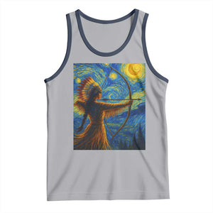 Native American Indian Women Tank Top Starry Night Indigenous Pride TS14 Athletic Heather Navy Print Your Wear