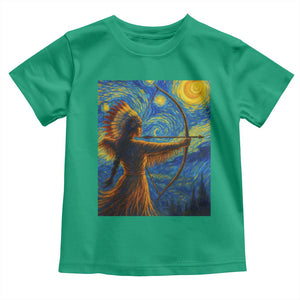 Native American Indian Women Toddler T Shirt Starry Night Indigenous Pride TS14 Irish Green Print Your Wear
