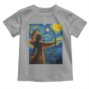 Native American Indian Women Toddler T Shirt Starry Night Indigenous Pride TS14 Sport Gray Print Your Wear