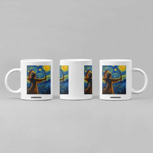 Native American Indian Women Coffee Mug Starry Night Indigenous Pride TS14 Print Your Wear