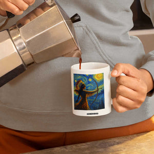 Native American Indian Women Coffee Mug Starry Night Indigenous Pride TS14 Print Your Wear