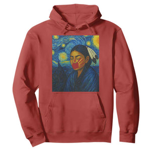 Native American MMIW Hoodie Starry Night Indigenous People Day TS14 Red Print Your Wear