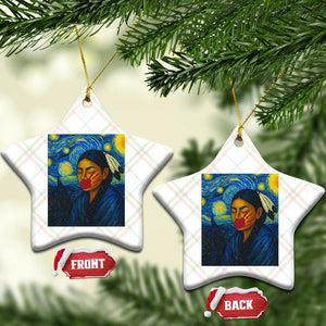 Native American MMIW Ceramic Ornament Starry Night Indigenous People Day TS14 Print Your Wear