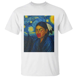 Native American MMIW T Shirt Starry Night Indigenous People Day TS14 White Print Your Wear