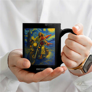 Jesus Christian Motorcycle Starry Night Van Gogh Coffee Mug TS14 Print Your Wear