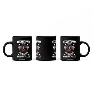 Funny Grandpa Biker Coffee Mug Some Grandpas Play Bingo Real Grandpas Ride Motorcycles TS14 Print Your Wear