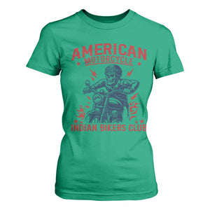 Funny Skeleton Motorcycle T Shirt For Women American Motorcycle Indian Bikers Club TS14 Irish Green Print Your Wear