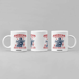 Funny Skeleton Motorcycle Coffee Mug American Motorcycle Indian Bikers Club TS14 Print Your Wear