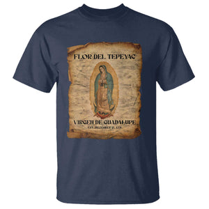 Virgin Mary T Shirt Our Lady Virgen De Guadalupe TS14 Navy Print Your Wear