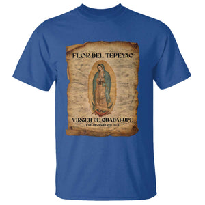 Virgin Mary T Shirt Our Lady Virgen De Guadalupe TS14 Royal Blue Print Your Wear