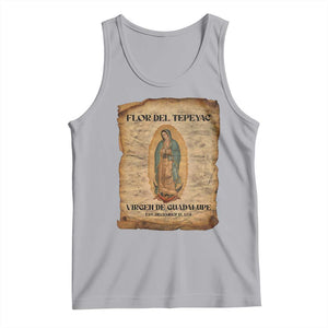 Virgin Mary Tank Top Our Lady Virgen De Guadalupe TS14 Athletic Heather Print Your Wear