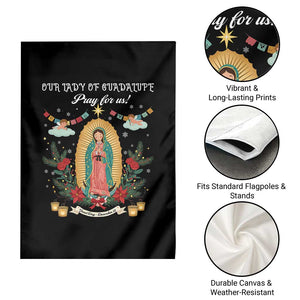 Virgin Mary Garden Flag Our Lady Of Guadalupe Pray For Us TS14 Print Your Wear
